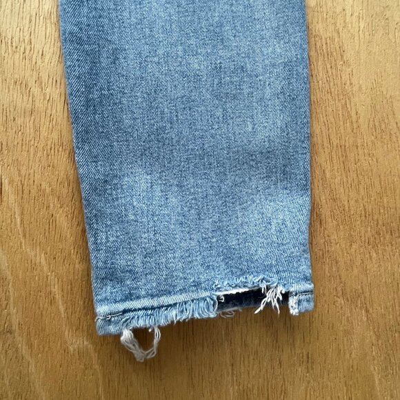 ABERCROMBIE & FITCH CURVE LOVE HIGH RISE SUPER SKINNY ANKLE WOMEN’S JEANS 28/6 - Picture 10 of 16